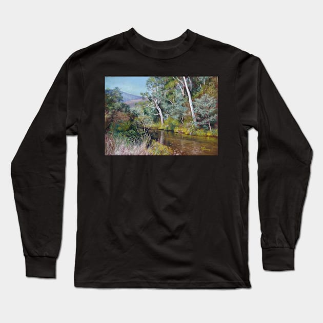 'Jamieson River' Long Sleeve T-Shirt by Lyndarob